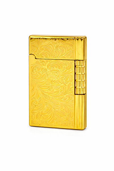 ZEFLAZER Hediyelik Kişiye Özel Lüks Tasarımlı Kabartma Desenli Metal Çakmak