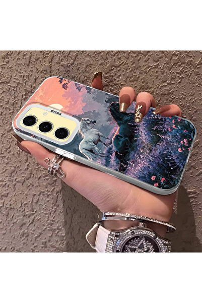 Hontinga حافظة متوافقة مع هاتف سامسونج جالاكسي S24 Fe، مصنوعة من السيليكون بح...