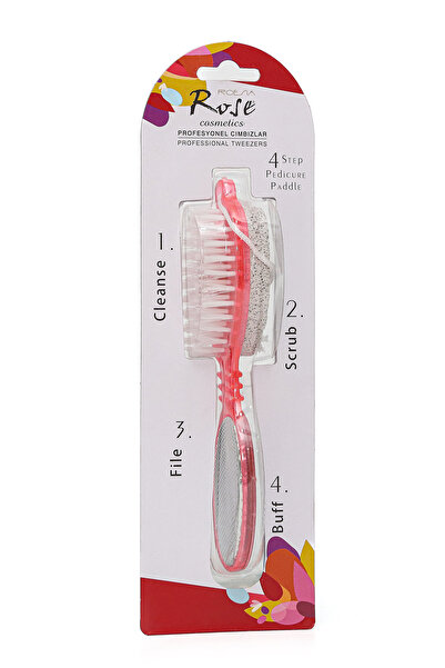 Roesıa Rose Cosmetics Rose 4IN1 Ayak Bakım Fırça & Törpüsü
