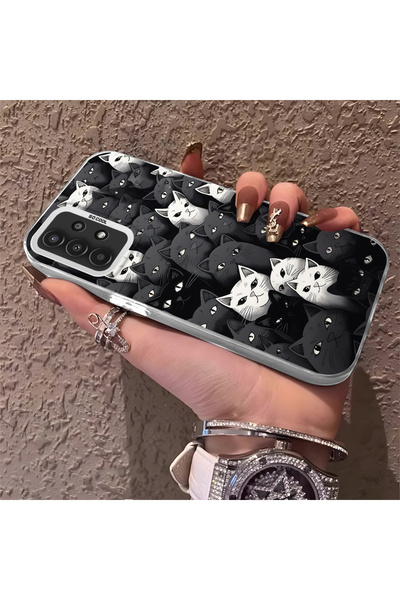 Hontinga حافظة متوافقة مع هاتف سامسونج جالاكسي A04s، مصنوعة من السيليكون بحاف...