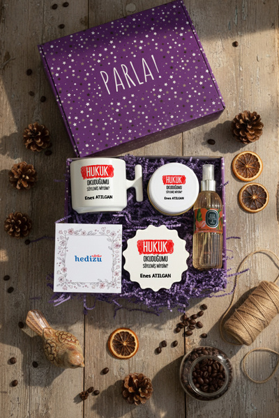 Hedizu Avukata Hediye Hediye Kutusu Beyaz - S034 - Avukatlar Günü Hediyesi Z2...