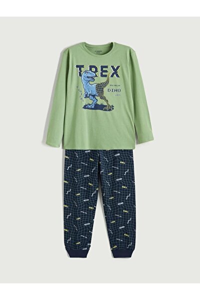 LC Waikiki Печатен комплект пижама за момчета (S6)