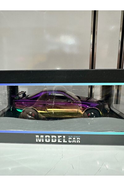 HOBBİEZ WORLD نيسان سكاي لاين جي تي آر آر 34 فاست آند فوريوس نموذج سيارة معدن...