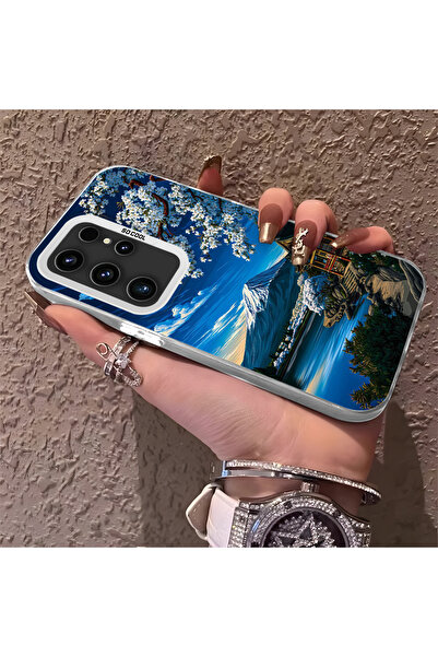 Hontinga حافظة متوافقة مع هاتف سامسونج جالاكسي S23 الترا، مصنوعة من السيليكون...