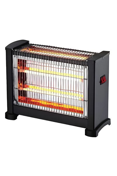 TOSCANA U 2400W Electric Room Heater Black/Silver