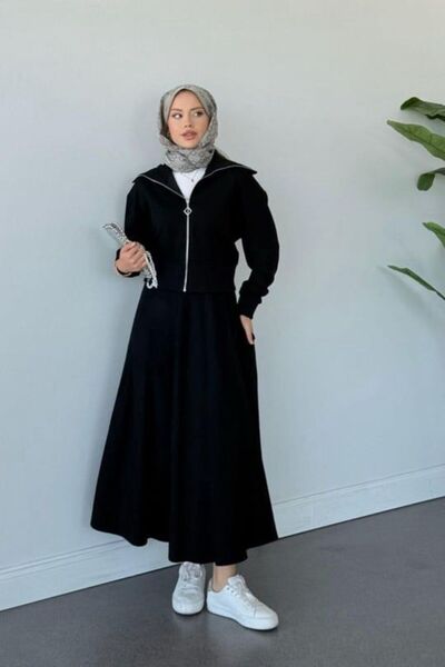 Ysferbutik Skirt Jacket Double Set