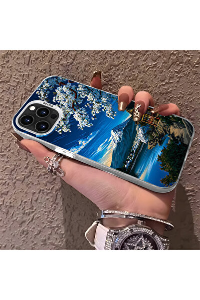 Hontinga حافظة متوافقة مع هاتف iPhone 15 Pro، مصنوعة من السيليكون بحافة صلبة ...