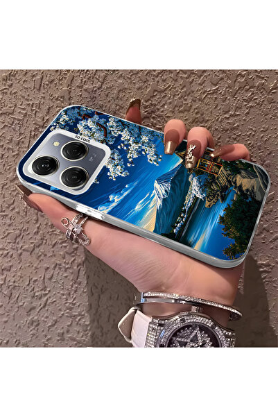 Hontinga حافظة متوافقة مع هاتف Tecno Spark 20 Pro، مصنوعة من السيليكون بحافة ...