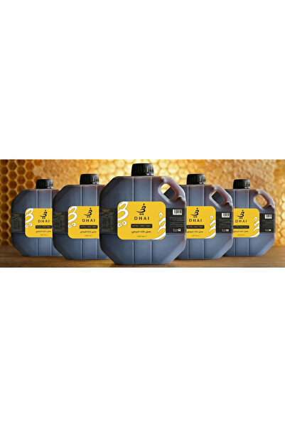 Dhai عبوة من 5 زجاجات عسل الغابة السوداء 10 كجم