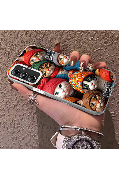 Hontinga حافظة متوافقة مع هاتف سامسونج جالاكسي M34، حافة من السيليكون، ظهر صل...