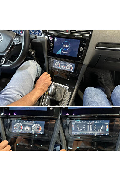 navicars VOLKSWAGEN GOLF 7 DİJİTAL KLİMA PANELİ PREMİUM GÖRÜNTÜ