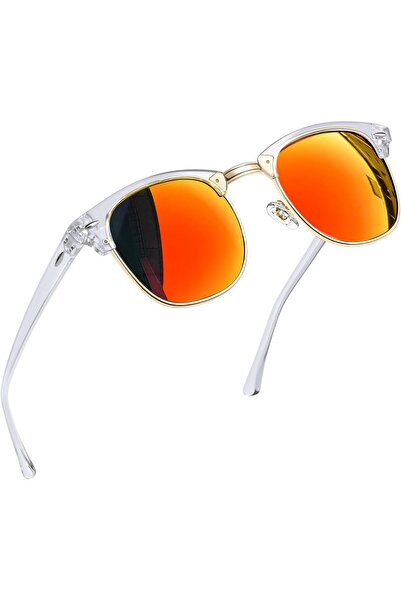 Joopin Semi Rimless Sunglasses for Men Women