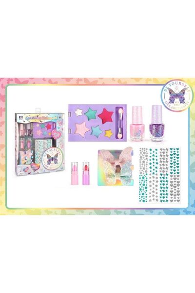 trendyhome Set de machiaj si manichiura – set stralucitor de machiaj pentru c...