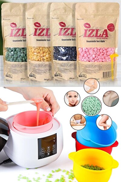 Munico Tüm Vücut Ağda Boncuk Isıtılabilir Tüy Dökücü Acı Azaltıcı 250gr Granü...