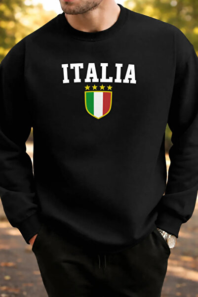 Pink Sky سويت شيرت برقبة دائرية للجنسين مطبوع مصنوع من القطن قصة فضفاضة مريح ...