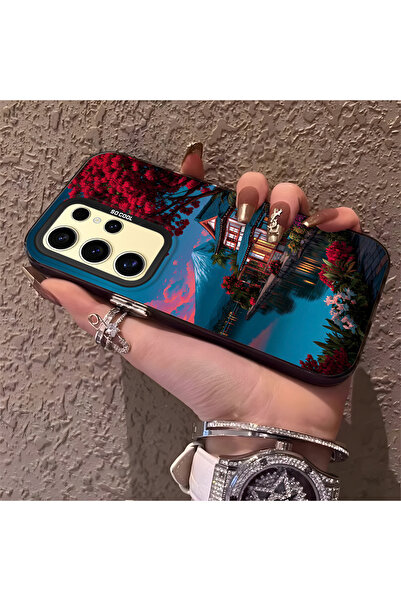 Hontinga حافظة متوافقة مع هاتف سامسونج جالاكسي S24 الترا، مصنوعة من السيليكون...