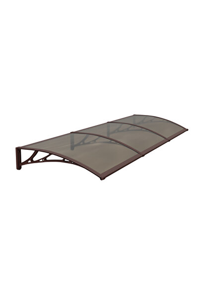 MAPROFI ECO door awning 360x80cm awning shelter roof brown-bronze