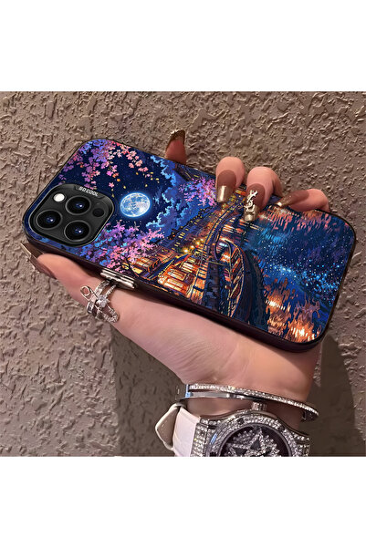 Hontinga حافظة متوافقة مع هاتف iPhone 16 Pro، مصنوعة من السيليكون بحافة صلبة ...