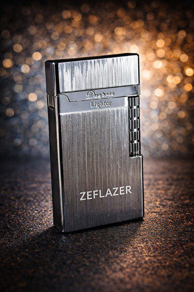 ZEFLAZER Hediyelik Kişiye İsme Özel Klasik Metal Çakmak Şık Tasarım