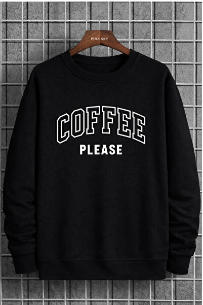 Pink Sky Unisex cu imprimeu guler rotund Swea tricou supradimensionat Bumbac ...