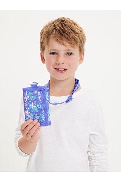 SMIGGLE Rush Askılı Cüzdan Purple – Children's Wallet with Card Holder and Co...