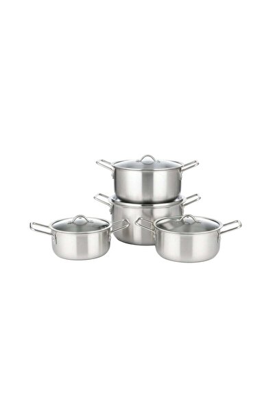 NİCE 8-Piece Aluminum Pot Set