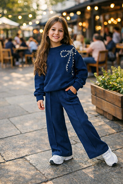 NURTOPU Set sezonier pentru fete, 2 piese, sus și jos, din două fire, fără el...