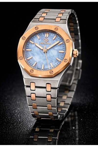 belona Women's Luxury Waterproof Stainless Steel Watch