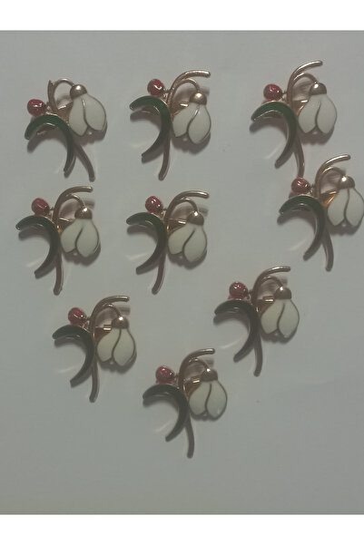 Fashion Johny The set contains 5 elegant brooches