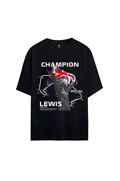 SVART WEAR Lewis Hamilton Printed Oversized T-Shirt