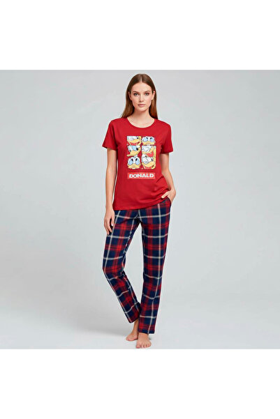 levanapajamas Levana Cartoon Pajamas - Red Check