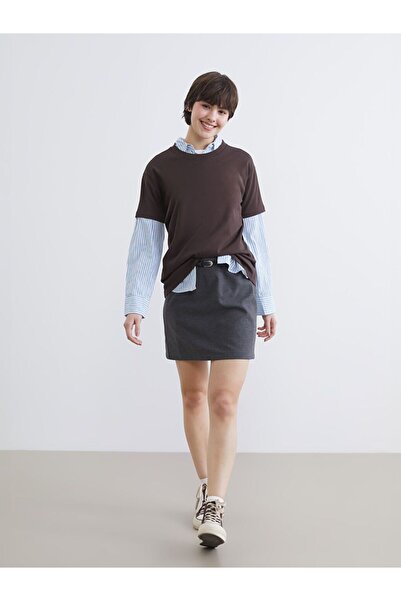 LC Waikiki Mini Skirt with Belt