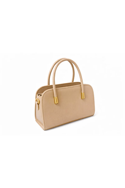 Tasarım Women's Mini Hand & Shoulder Bag, Long Strap, Gold Detail, Stylish Da...