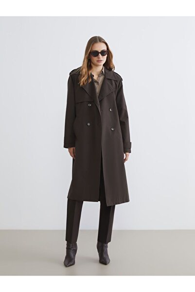 LC Waikiki Kruvaze Yaka Kadın Trençkot