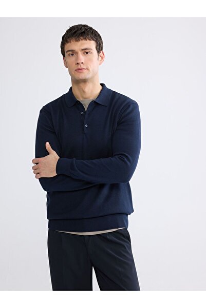 LC Waikiki Polo Neck Men's Knitwear Sweater