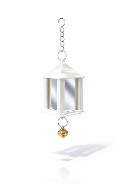 Papağanhane Kuş Oyuncağı 4 Tarafı Aynalı Fener Zilli Muhabbet Kuşu Kafes Oyun...