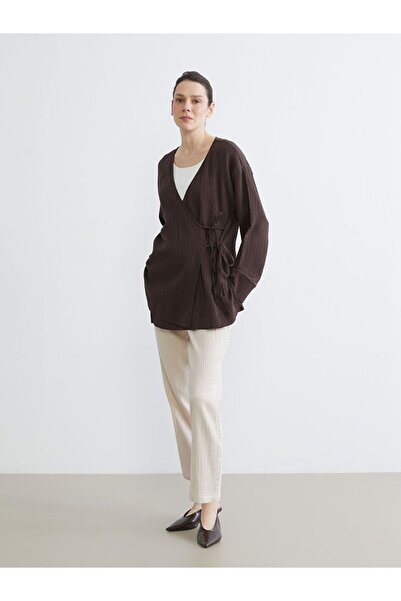 LC Waikiki Elastic Waist Carrot Cut Women's Muslin Pants