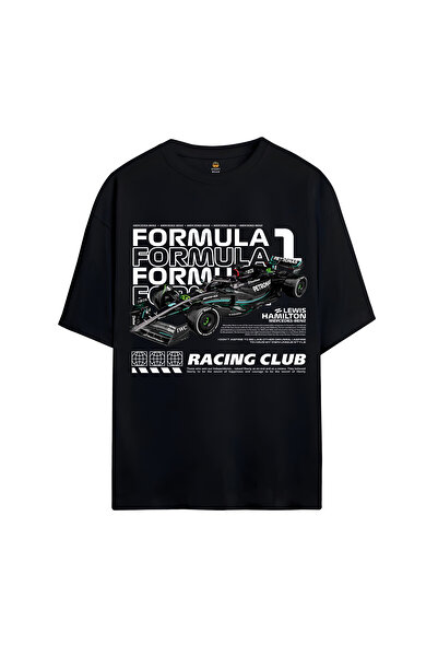 SVART WEAR Lewis Hamilton cu imprimeu supradimensionat tricou