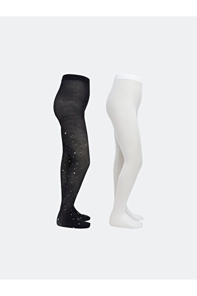 LC Waikiki Thin Girls' Pantyhose 2 Pack