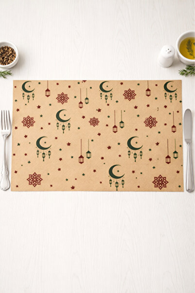 Dekals 40 Adet Ramazan Temalı İftar Masası Sunum Kağıdı Servis Kağıdı Dekorat...