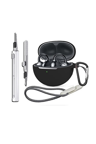 Generic Case for Huawei FreeClip Earbud Silicone Case Cover with Keychain & C...