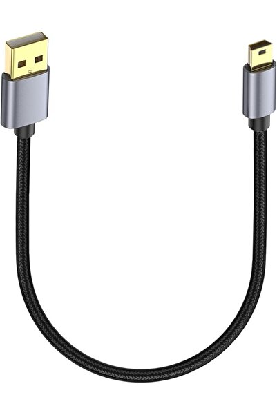 The Bros كابل USB 2.0 مطلي بالذهب إلى Mini B ذو 5 دبابيس، كابل USB A 2.0 عالي...