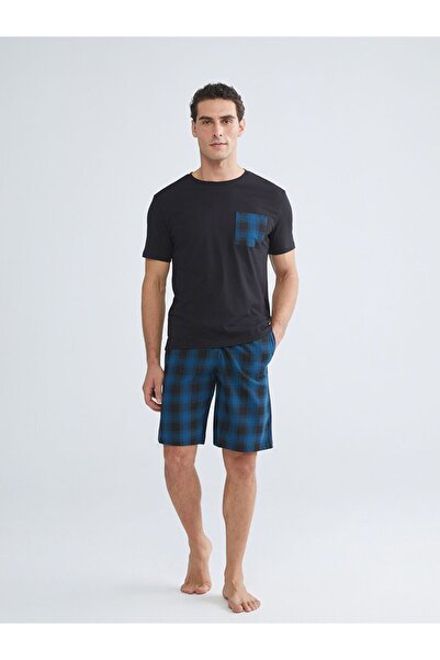 LC Waikiki Standard Fit Men's Pajama Set with Shorts