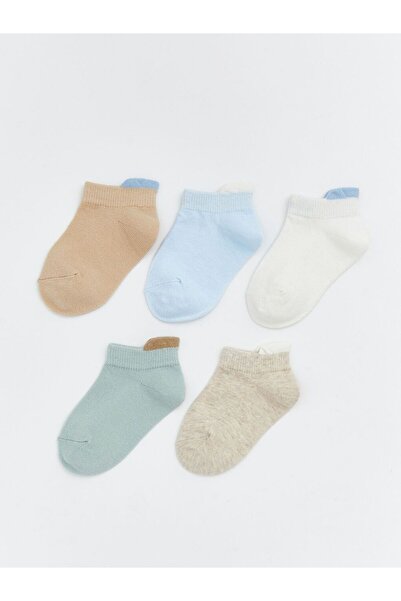 LC Waikiki Basic Baby Boy Booties Socks Pack of 5