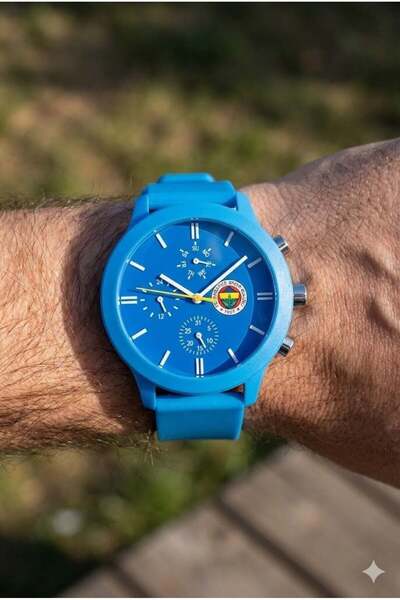 Quantum Fenerbahçe Fan Wristwatch |   44 Mm, Silicone Band, Licensed Product