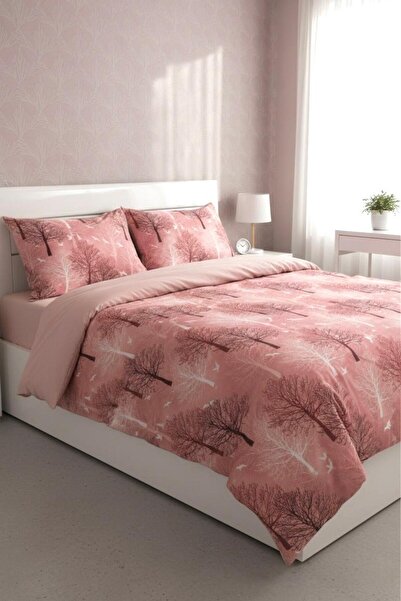 Design of colours تصميم طقم غطاء لحاف مزدوج من كولورز (مع ملاءة مطاطية)