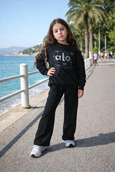 NURTOPU Girl's Set Transitional 2-Piece Top and Bottom Set Full Stretch Fabri...