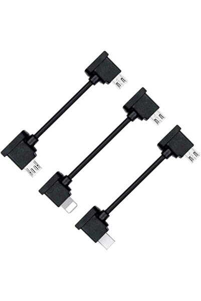 The Bros 3pcs/Set Remote Controller Data Cable Type-C & Micro & to Micro USB ...