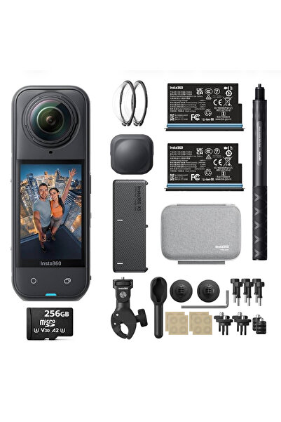Insta360 X5 360° Aksiyon Kamera Motorcycle Essentials Bundle 256GB