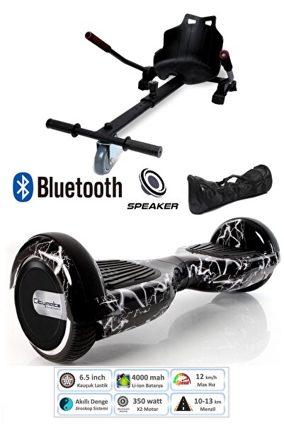 CityMate Elektrikli Kaykay Scooter Hoverboard Akıllı Dengeli + Hover Kart + Ç...